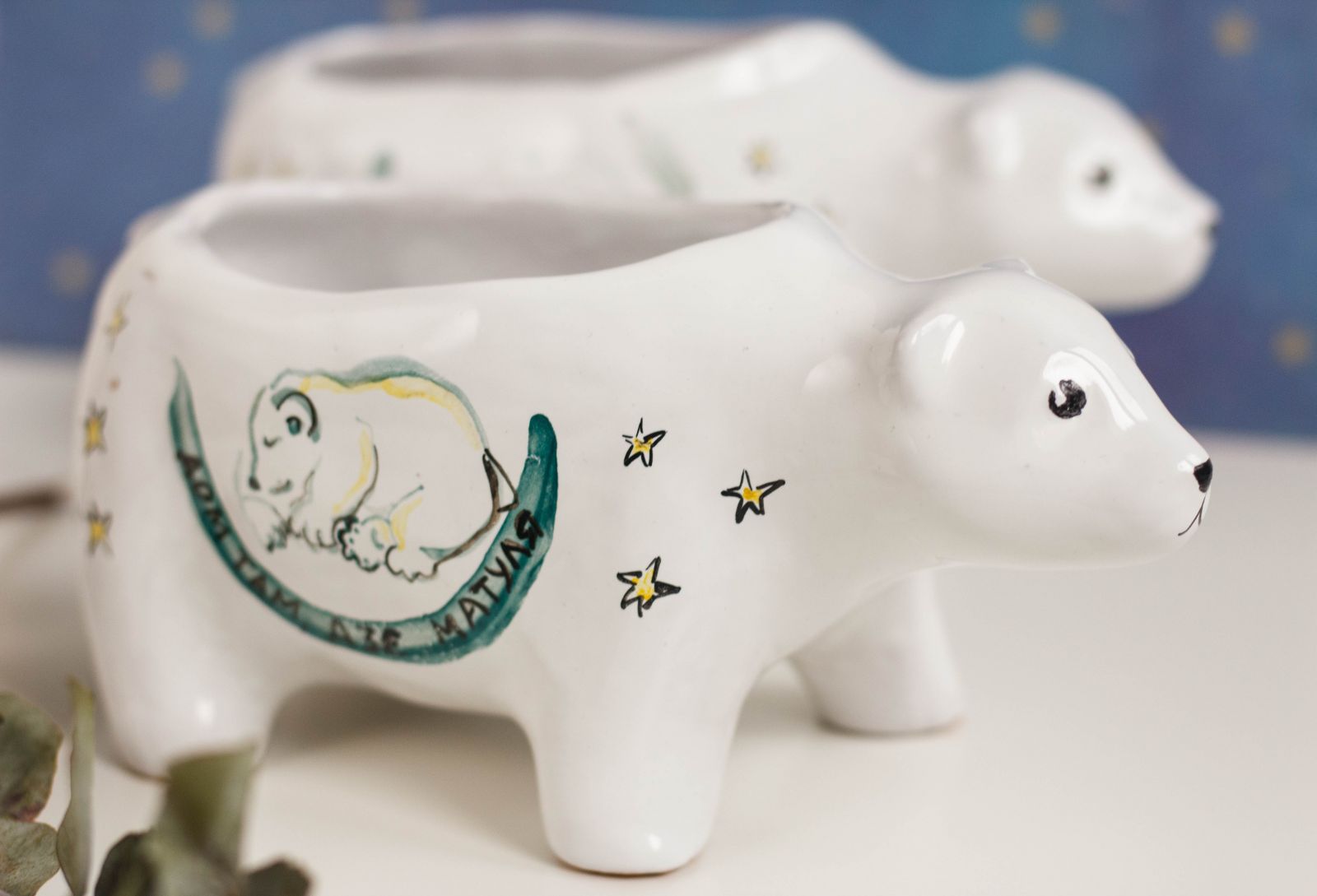 Медведи из керамики