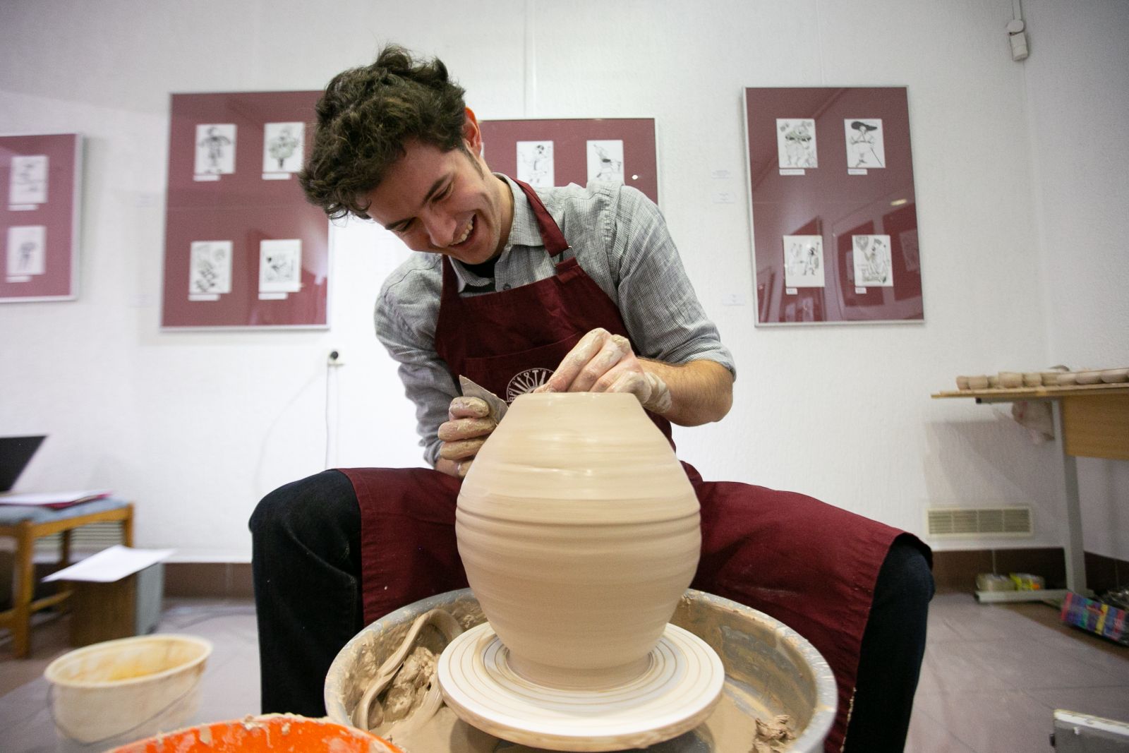 Виталий Валуев на Керамик шоу - Битва Гончаров Минск